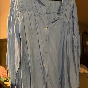 Entro Sky Blue Button Down Shirt